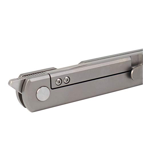 MASALONG kni205 D2 blade, carbon fiber + titanium