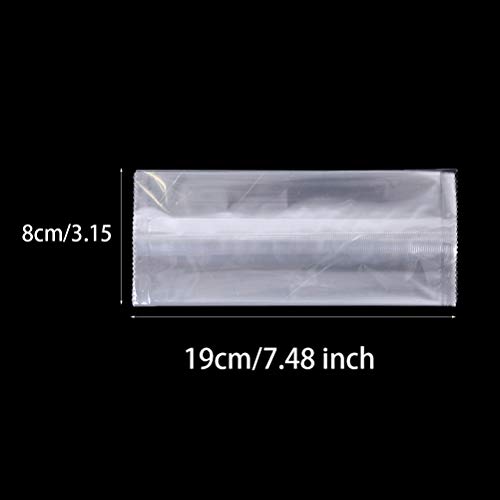 200 PCS MeiMeiDa Plastic Popsicle Bags Disposable - Thickened Frozen Sucker Ice Pop Bags DIY Ice-Lolly Wrapping Clear Ice Cream Sealing Bags, Hot Sealing Candy Bags, 3.15" x 7.48", Middle-Sized - Thumbnail 7