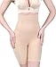Jenbou Tummy Control Shapewear High Waisted Body Shaper Waist Trainer Panties Thigh Slimmer Shorts Nude