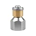 Sooprinse Pressure Washers Spinning Jetting Nozzle for Drain and Sewer Cleaning,Stainless Steel and Brass,G3/8",3.0 Orifice, 4000 PSI