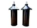 Set of (2) Metal REFILLABLE Tiki Torch Replacement CANNISTERS with Fiberglass Wick!