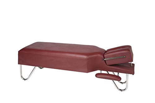 ROW Medical 3-06 Adjustment Bench with Armrests and Headpiece, Burgundy - Thumbnail 3