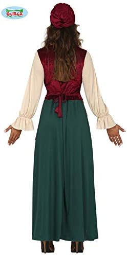 FIESTAS GUIRCA Fortune Teller Costume Women - Halloween Gypsy Costume with Gypsy Dress and Fortune Teller Headpiece Size L UK 14-16 - Image 3