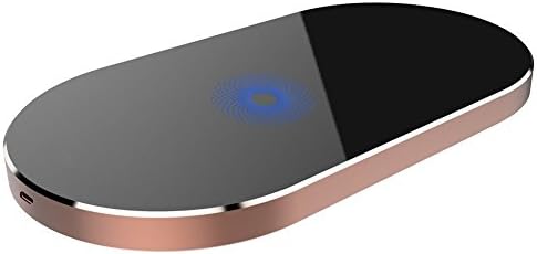 Wireless Charger for iPhone X XS MAX XR, 8,8 Plus, 3 Coils Aluminium Alloy qi Wireless Charging Pad for Samsung Galaxy S9/ S9 Plus Note 8 / S8 / S8 Plus, S7 / S7 etc.