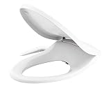 Kohler K-5724-0 Puretide Elongated Manual Bidet Toilet Seat, White With Quiet-Close Lid And Seat, Adjustable Spray Pressure And Position, Self-Cleaning Wand, No Batteries Or Electrical Outlet Needed
