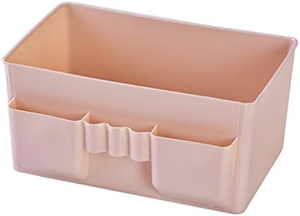 KINGSUNG Desk Makeup Organiser Cosmetics Holder Perfume Jewellery Case Storage Drawers White Desk Tidy Organiser Unit Bedroom Bathroom