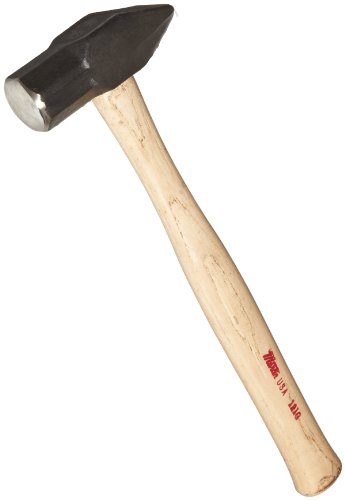Martin 121G Carbon Steel 2lbs Cross Peen Engineer/Blacksmith Hand Hammer, 15-1/2" Overall Length