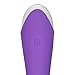 Wand Massager by Gonzo – Waterproof, Multi-Speed, & Rechargeable - Medical Grade Silicone in Vibrant Purple – 1 Year Warranty