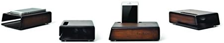 2016 SPOT Design Award Winning Loudbasstard Hybrid Speaker - The World's First Electric & Non-electric Speaker Handmade from Natural Wood (Teak Color) - Go Green and Look Good For the Love of Music