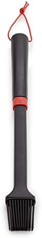 Weber Grill Brush 40cm Silicone Bristles Basting Oiling Dishwasher Safe Black view 2