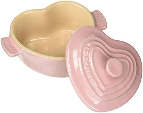 8 Ounce Le Creuset PG1160H-1119 Enameled Mini Heart Stoneware cocotte  Hibiscus Kitchen Pots & Pans clsteel.com.vn