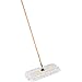Tidy Tools Commercial Dust Mop & Floor Sweeper, 24 in. Dust Mop for Hardwood Floors, Cotton Reusable Dust Mop Head, Wooden Broom Handle, Industrial Dry Mop for Floor Cleaning & Janitorial Supplies…