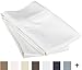 Superior 1200 Thread Count 100% Egyptian Cotton, Soft and Breathable, 2-Piece King Pillowcase Set Solid, White