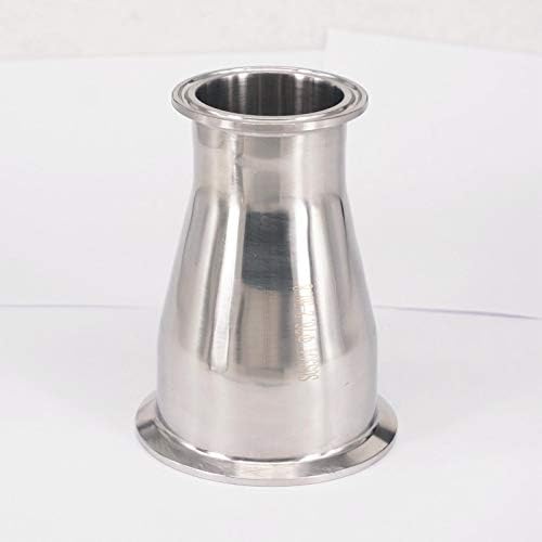 | Pipe Fittings | 76mm to 51mm Pipe OD 3" to 2" Tri Clamp SUS304 Sanitary Reducer Fitting Homewbrew | by HERIUS