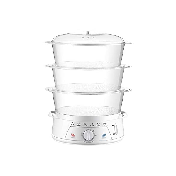 XXDTG Steamer LargeCapacity Food Steamer, 3Layer Electric Food Steamer, For Timer Cooking