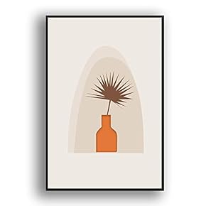 Framed Canvas Wall Art for Living Room, Bedroom Illustration Canvas Prints for Modern Home Decoration Ready to Hang - 16"x24" inches