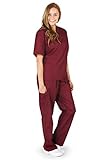 M&M SCRUBS Women Scrub Set Medical Scrub Top and