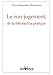 Le non-jugement, de la théorie à la pratique by 