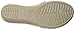 Crocs Women's Isabella Wedge Flip W Flop, Oyster/Cobblestone, 9 M US