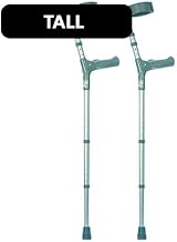 NRS Healthcare Double Adjustable Crutches with Comfy Handle Long Pair view 8