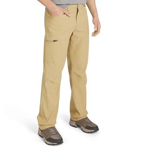 Eddie Bauer Men's Athletic Fit Fixed Waist