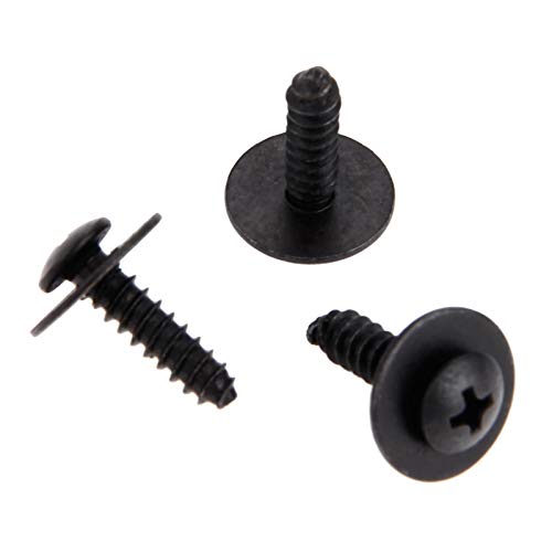 Mtsooning 20 Pcs Fixed Auto Car Body Fender Screws M5 M6 Metal Rivet Fastener Cross Self Tapping Screws