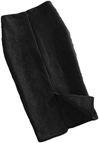 (ビートゥモロー) b-tomorrow レディース タイトスカート オフィス スリット ひざ丈 ロング 人気 スウェード 上品 きれいめ 膝たけ セクシー ペンシル スカート フォーマル カジュアル LSK001