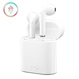 Bluetooth Earbuds, Bluetooth Headphones Wireless Earbuds Earphone Stereo In - Ear Earpieces for iPhone X 8 8 Plus 7 7Plus Samsung Galaxy S7 S8 IOS Android (2PCS White)
