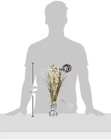 Adult Gold Celebration 40th Centerpiece Spray, Multicolor - Image 4