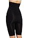 Heavenly Shapewear Women's Seamless High Waist Long Leg Slimmer, Black, Large