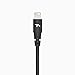 Tech Armor Apple MFi Certified Lightning Cable to USB A - 10FT Black - Tough-Braided Extra-Strong Jacket - Sync/Charge iPhone & iPad