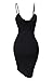 Doramode Sexy Strap Backless Cut-Out Bandage Bodycon Clubwear Midi Dress For Women