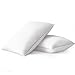Beckham Hotel Collection Luxury White Down Feather Pillow (2-Pack) - Premium 100% Cotton Shell - King