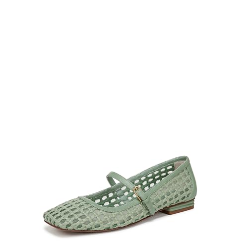 Franco Sarto Womens Tinsley Mary Jane Flat Aloe Green Woven 10 W