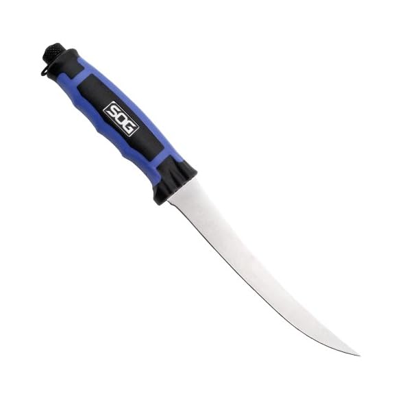 SOG-Specialty-Knives-Tools-BladeLight-Fillet-LED-Fixed-Knife-with-Straight-Edge-Steel-Blade-and-Hard-Nylon-Sheath SOG-Specialty-Knives-Tools-BladeLight-Fillet-LED-Fixed-Knife-with-Straight-Edge-Steel-Blade-and-Hard-Nylon-Sheath