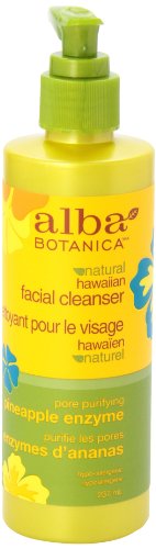 Alba Botanica Hawaiian, Pineapple Enzyme Facial Cleanser, 8 Ounce (Pack of 2)