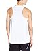 ASICS Mens Break Through Singlet, White/White, Medium