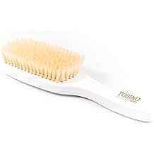 360 Waves Brush by Brush King - Torino Pro #500 - 9 Row, Soft Wave Brush with Long Bristles - Made with 100% Boar Bristles - Great for Polishing/Laying Down Frizz & Finisher