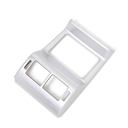 kadore Interior Rear Seat Air Condition Cover Trim Bezel fit for Jaguar F-PACE 2016 2017 2018 ABS Matte