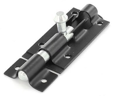 ChoicefullBargain 150mm(6") - Door Bolt Black Tower Bolt Gate Shed Door Slide Bolt