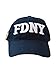 FDNY Adults Navy Hat with White Front and Emblem Side Design