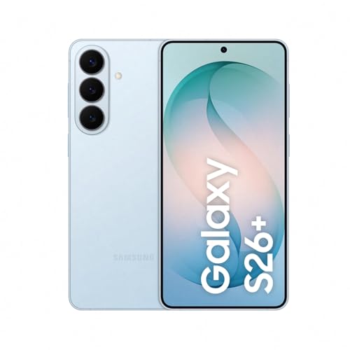 Samsung Galaxy S26+ AI Smartphone mit Galaxy AI, Ohne Vertrag, Handy mit Android, 12 GB RAM, 256 GB Speicher, AP Prozessor, 50 MP, Sky Blue, 3 Jahre H
