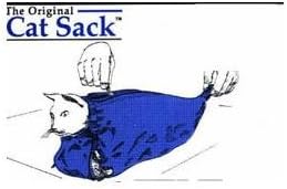 CAT SACK BLUE - LARGE DELUX MODEL
