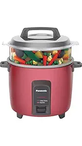 Panasonic SR-Y18FHS 1.8 Liters Automatic Rice Cooker, Red