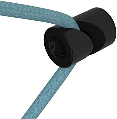 CA Creative Cables Swag Hook, Black V Ceiling or Wall Hook for Any Fabric Electric Cable - 10