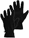 Winter Fleece Touchscreen Gloves for Men & Women - Warm & Soft Black Thermal Gloves for Cold Weather