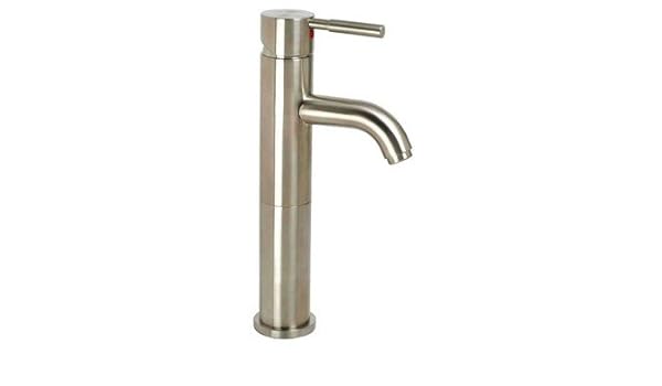 Matco Norca Brushed Nickel Vessel Style Single Handle Lavatory