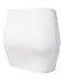 NEARKIN (NKNKW3S) Beloved Womens Waistband Double Elastic Layered Mini Skirt WHITE US L(Tag size XL)