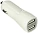 Car Charger PowerJive Dual-Port High-Speed 2.1A USB Car Charger Auto Adapter for Apple iPhone 6 6 Plus 5s 5c 5 4s 4, Samsung Galaxy S5 S4 Note 4, Nexus 6 5 4 7 9, Apple iPad Air Mini 2, Motorola Moto G/Moto X, HTC One M8 and other USB powered devices (Whit