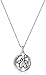 Amazon Essentials Sterling Silver Zodiac Sign, Capricorn Reversible Pendant Necklace, 18